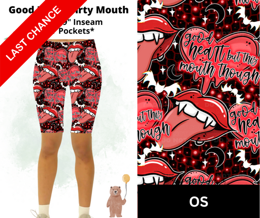 Good Heart Dirty Mouth Shorts w/ Pockets