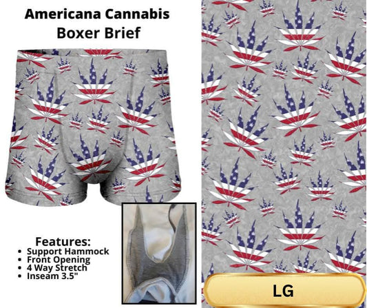 Americana Cannabis Boxer Briefs