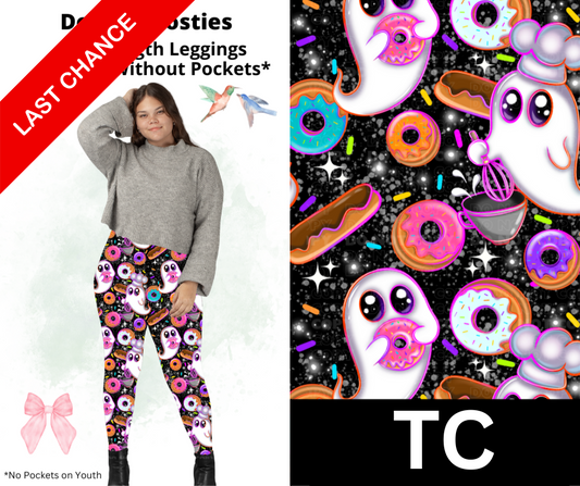 Donut Ghosties Full Length Leggings w/ Pockets