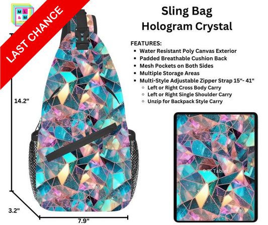 Hologram Crystal Sling Bag