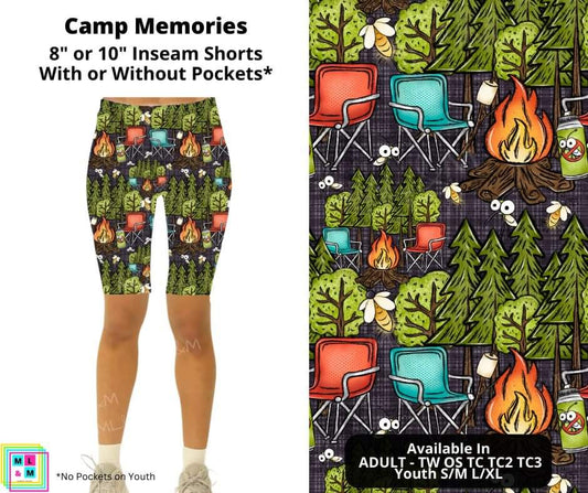 Camp Memories Shorts w/ Pockets