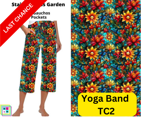Stained Glass Garden Capri Gauchos