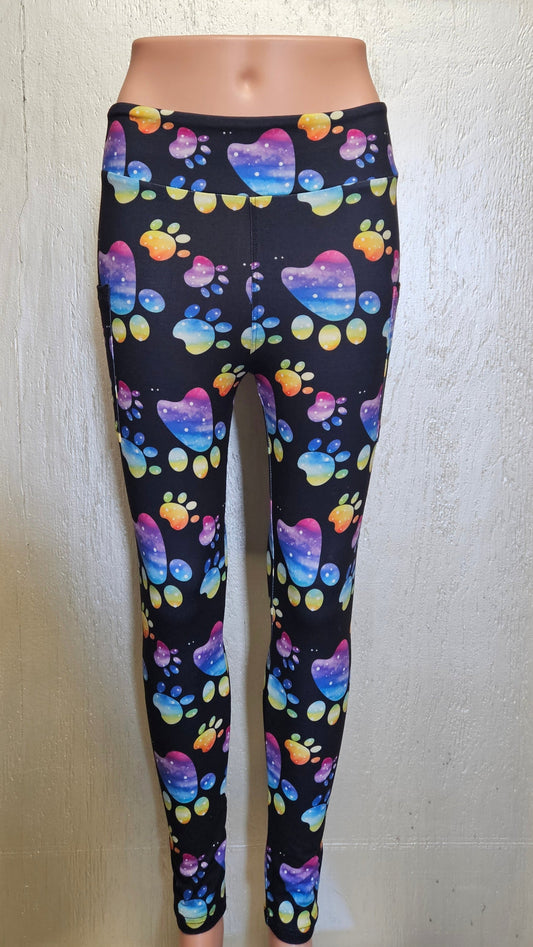 Happy Paws leggings, capris, skorts, and bike shorts with pockets