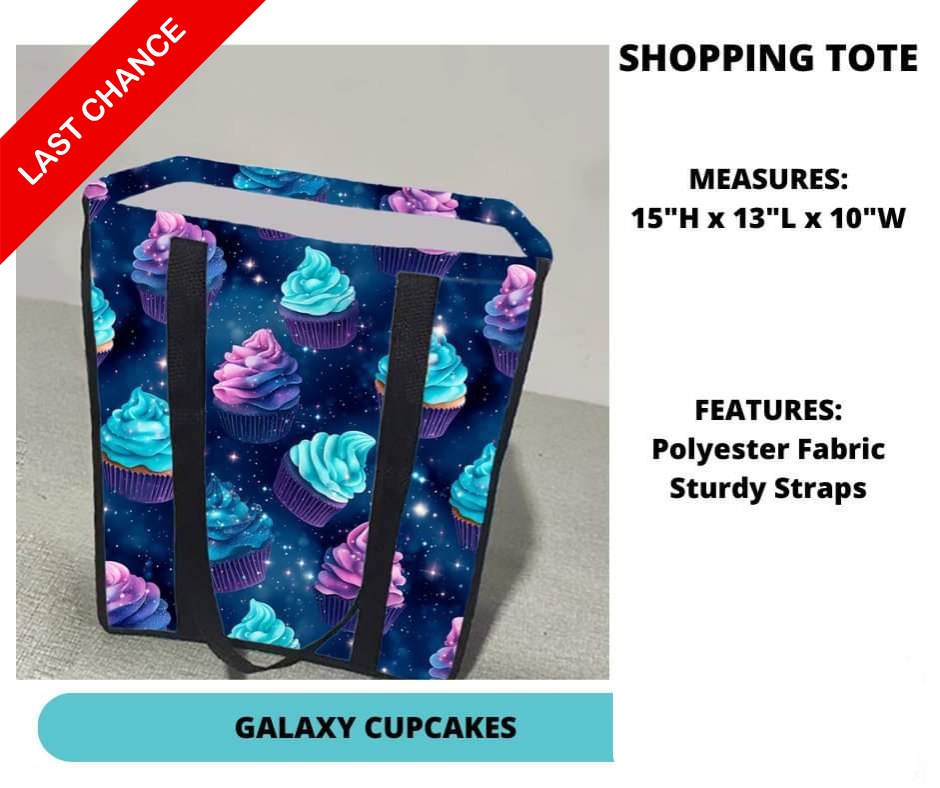 Galaxy Cupcakes Shopping Tote