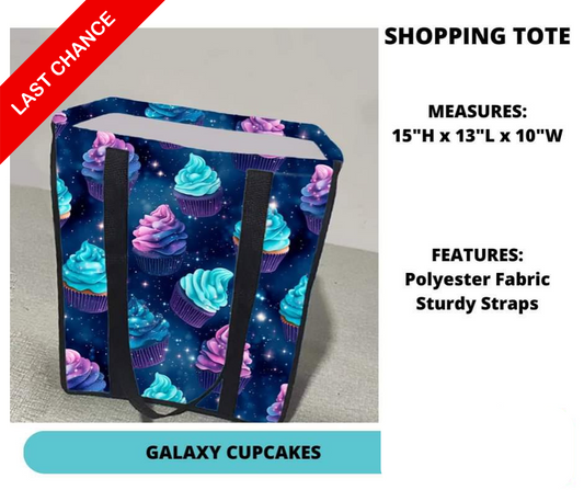 Galaxy Cupcakes Shopping Tote