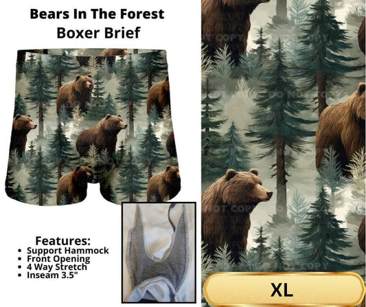 Bears In The Forest Boxer Briefs
