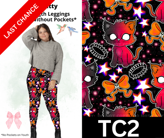 Spicy Kitty Full Length Leggings w/ Pockets