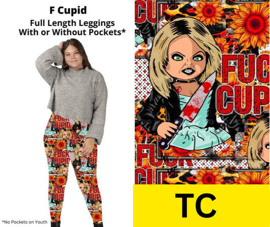 F Cupid Full Length Leggings w/ Pockets