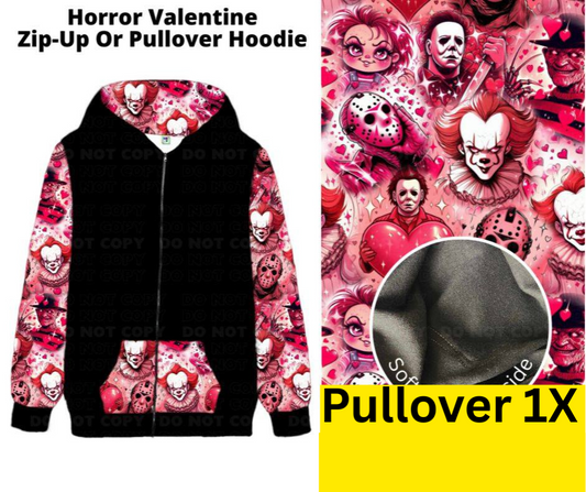 Horror Valentine Pullover Hoodie