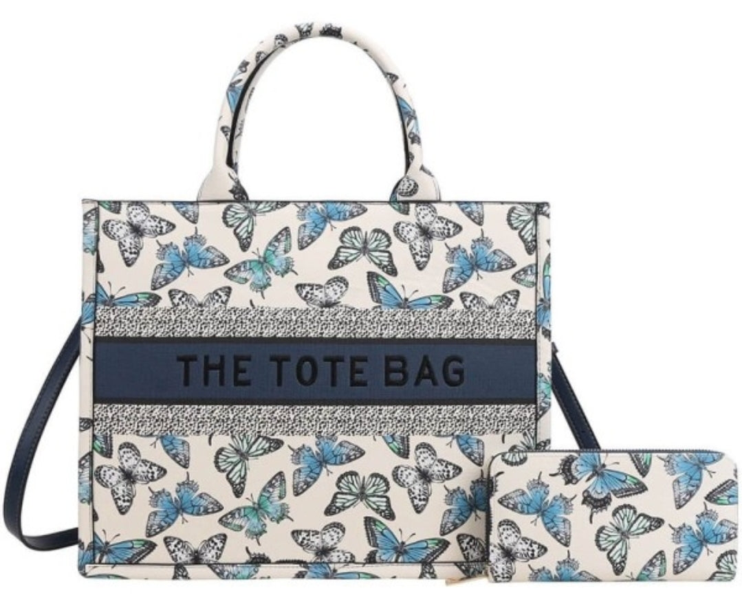 The Tote Bag with matching wallet in 5 colors! Preorder #0918