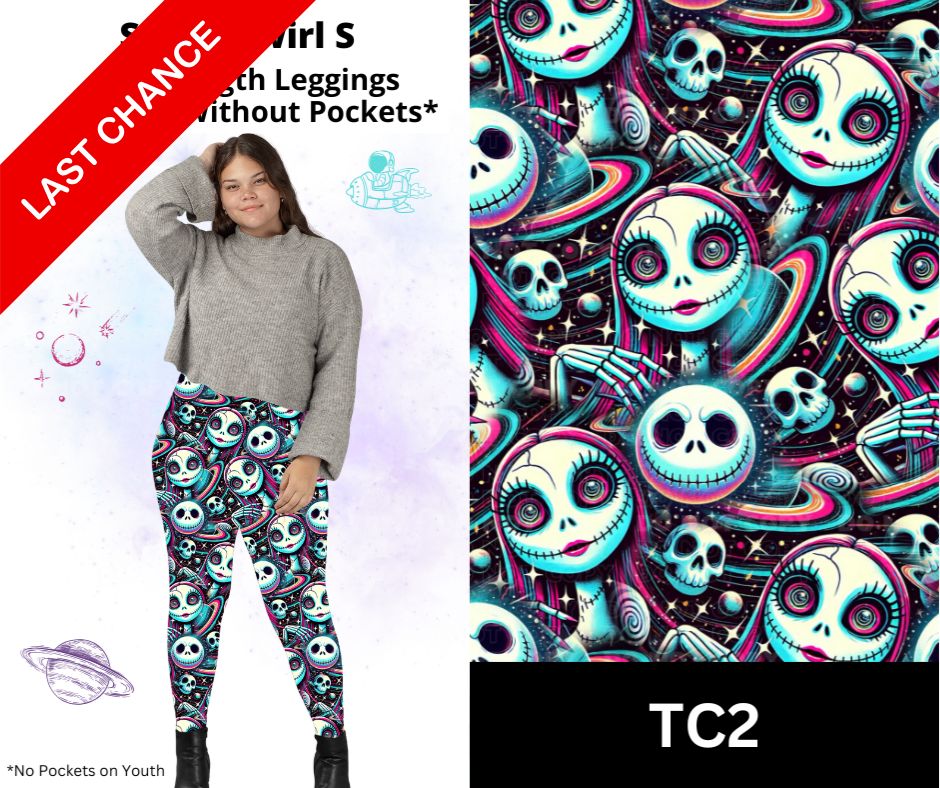 Space Swirl S Full Length Leggings