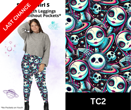 Space Swirl S Full Length Leggings