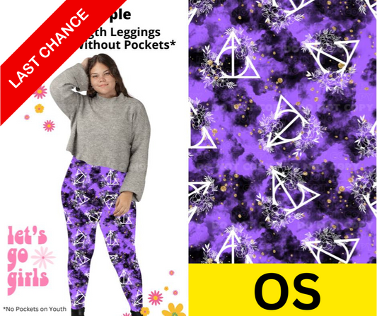 DH Purple Full Length Leggings w/ Pockets