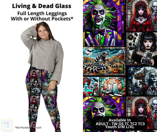 Living & Dead Glass Full Length Leggings w/ Pockets