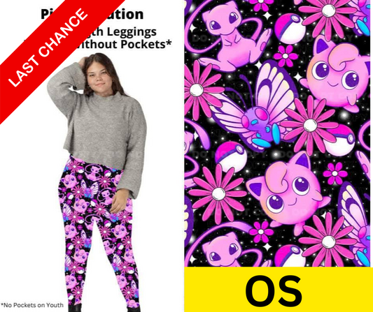 Pink Evolution Full Length Leggings w/ Pockets
