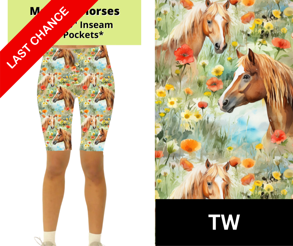 Meadow Horses Jamaica Shorts w/ Pockets