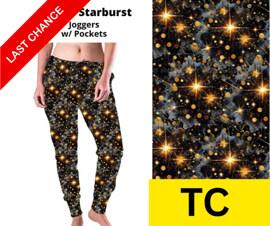 Golden Starburst Joggers
