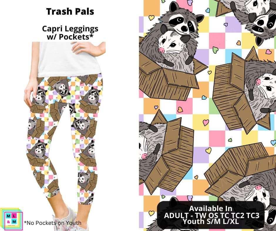 Trash Pals Capri Length w/ Pockets