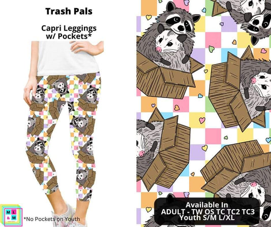 Trash Pals Capri Length w/ Pockets