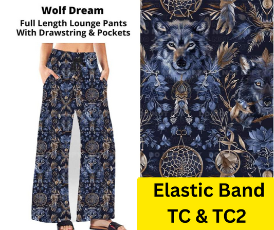 Wolf Dream Full Length Lounge Pants