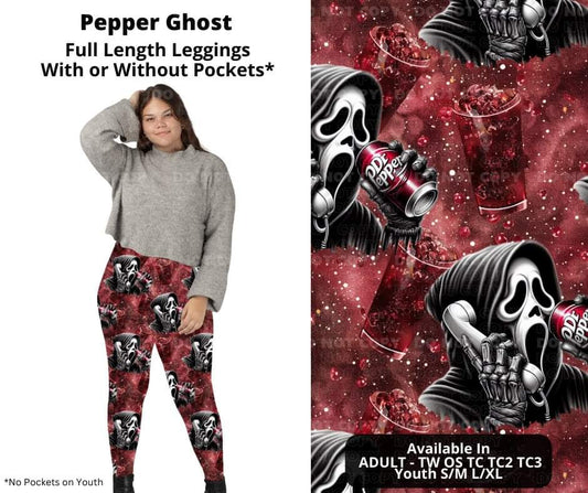 Pepper Ghost Full Length Leggings w/ Pockets
