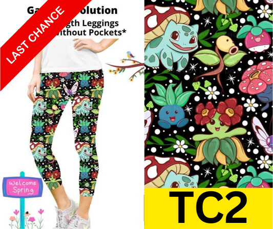 Garden Evolution Capri Length Leggings w/ Pockets