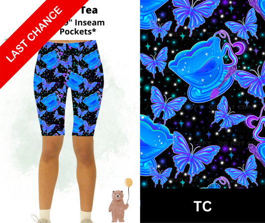 Flutter Tea Shorts w/ Pockets