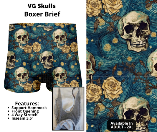 VG Skulls Boxer Briefs