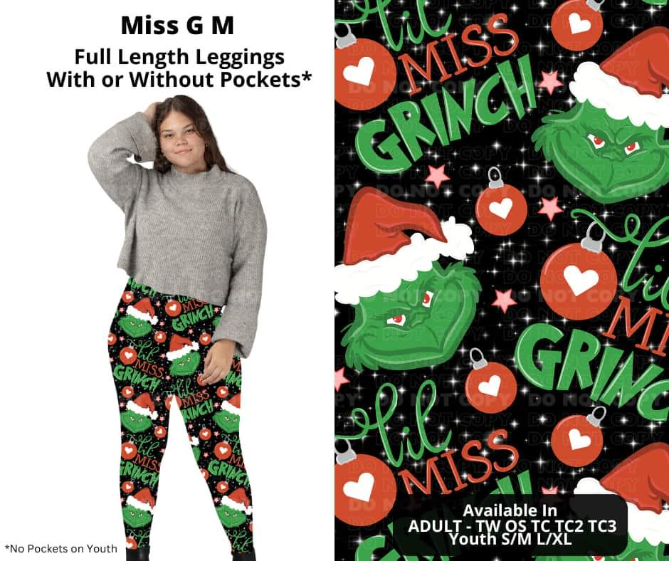 Miss G M Full Length Leggings w/ Pockets
