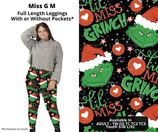 Miss G M Full Length Leggings w/ Pockets