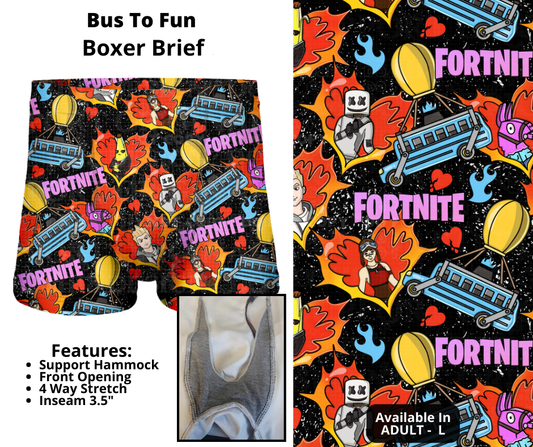 Bus To Fun Boxer Briefs