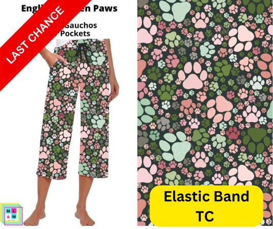 English Garden Paws Capri Gauchos