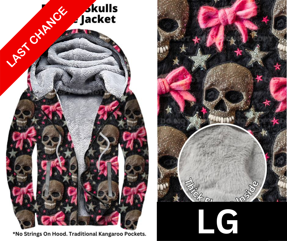 Bows & Skulls Fleece Jackets