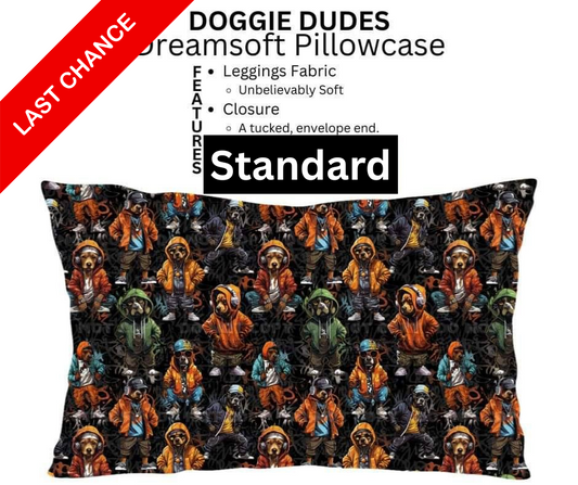 Doggie Dudes Dreamsoft Pillowcase