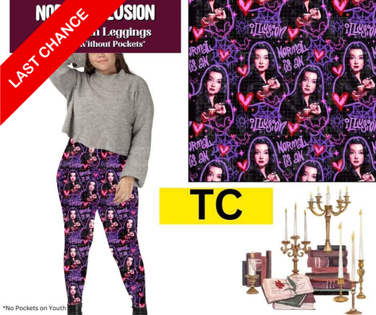 Normal Illusion Full Length Leggings w/ Pockets