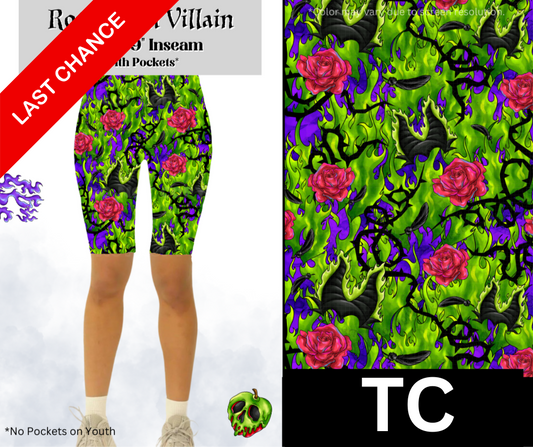 Rose Thorn Villain Jamaica Shorts