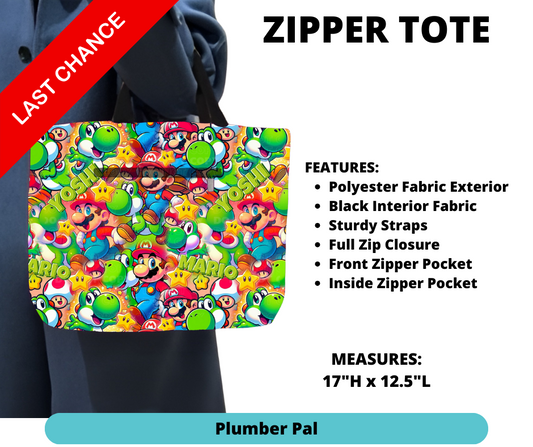 Plumber Pal Zipper Tote