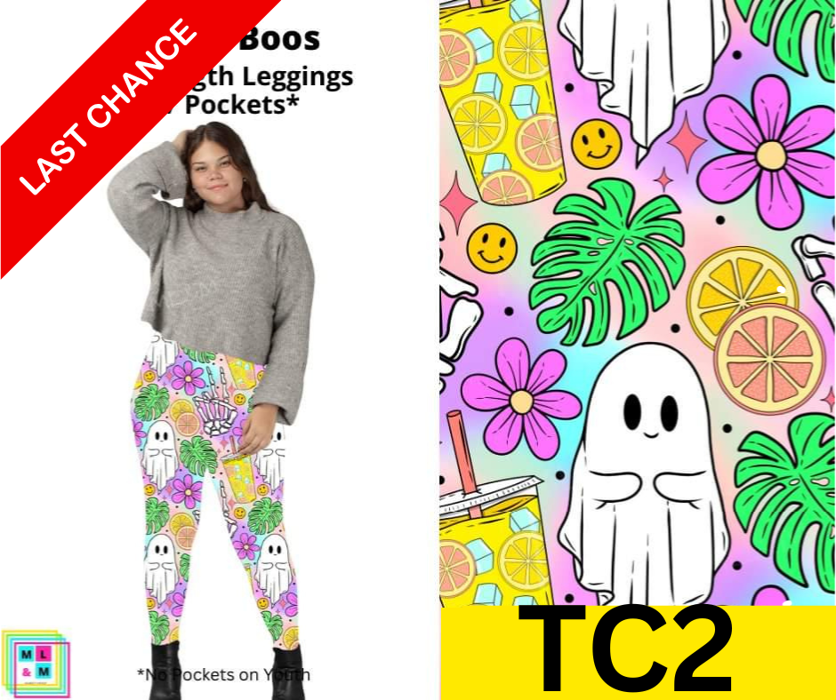 Beach Boos Full Length Leggings w/ Pockets