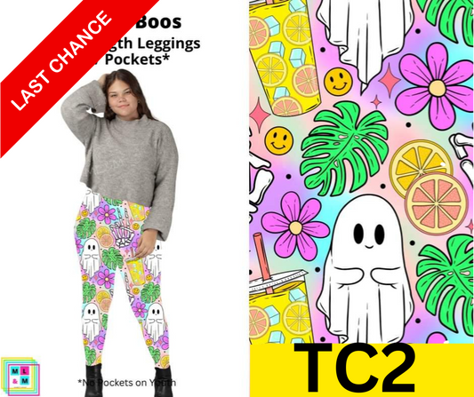 Beach Boos Full Length Leggings w/ Pockets