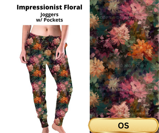 Impressionist Floral Joggers