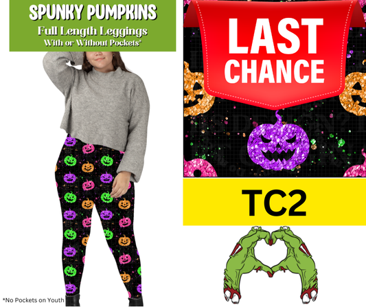 Spunky Pumpkins Full Length Leggings w/ Pockets