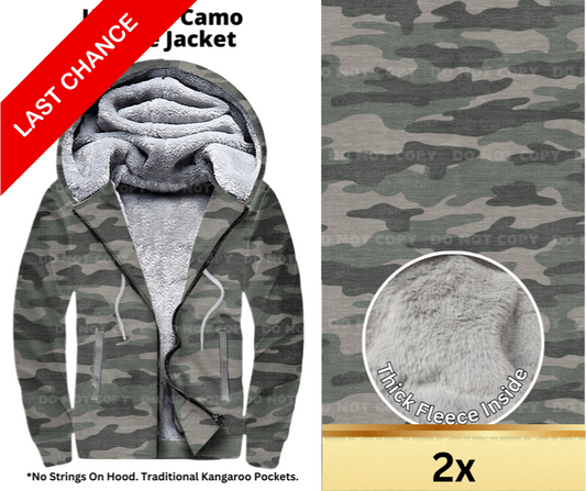 Heather Camo Fleece Jackets
