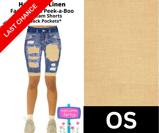 Hampton Linen 9" Faux Denim Jamaica Shorts