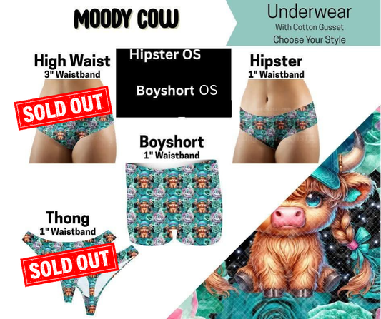 Moody Cow Boy Shorts Underwear