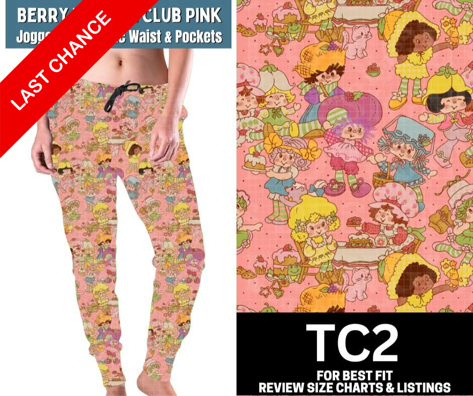 Berry Vintage Club Pink Joggers