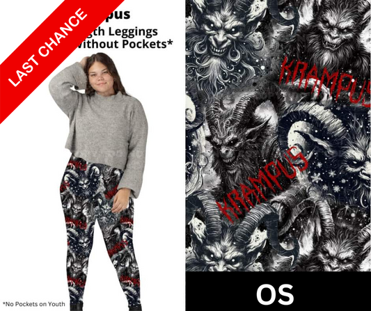 Krampus Full Length Leggings w/ Pockets