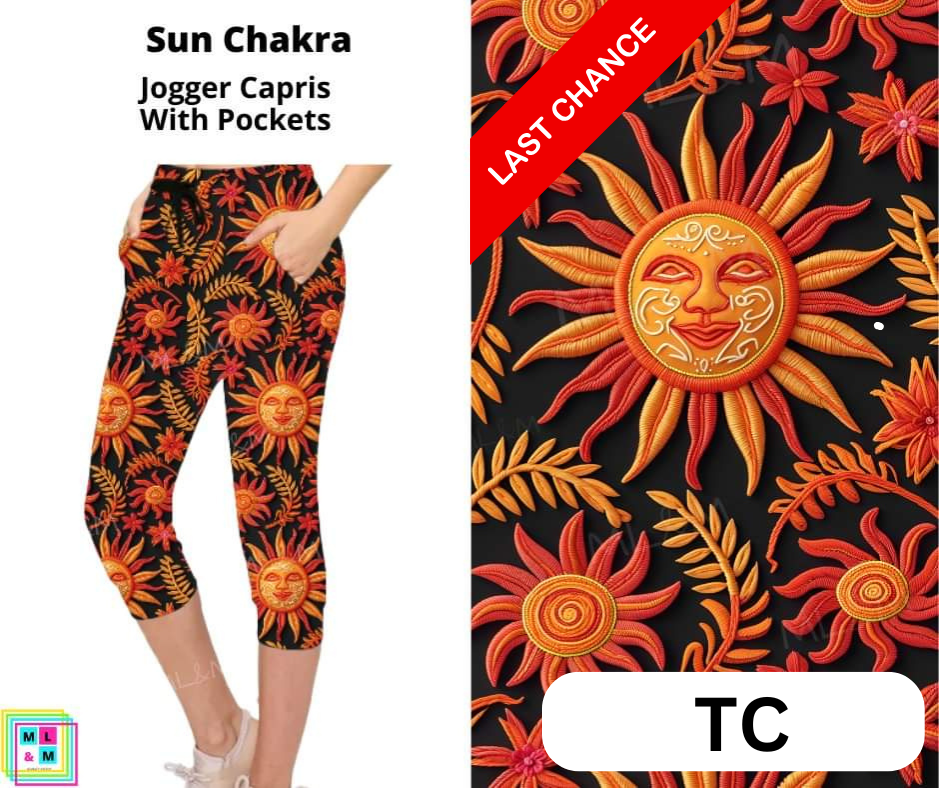 Sun Chakra Jogger Capri