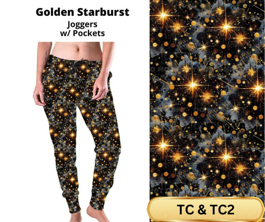 Golden Starburst Joggers