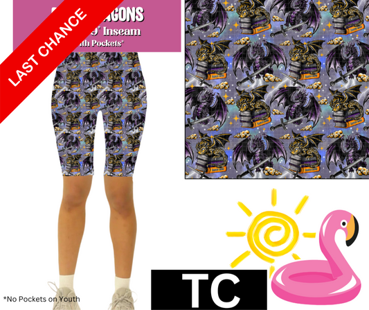 Book Dragons Jamaica Shorts w/ Pockets