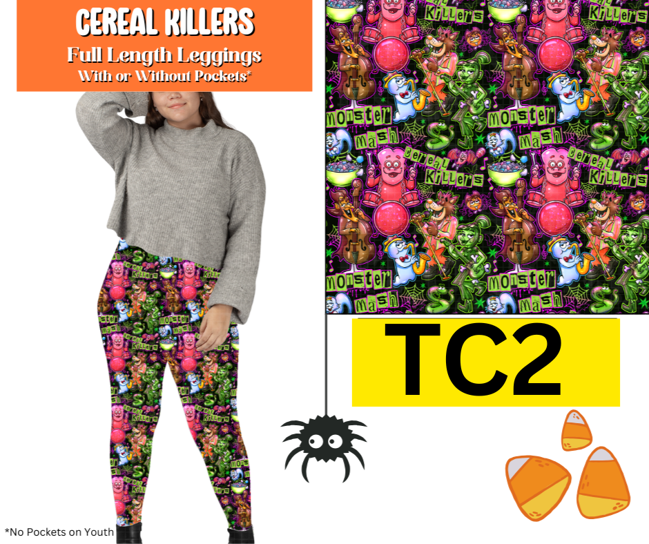 Cereal Killers Full Length Leggings w/ Pockets